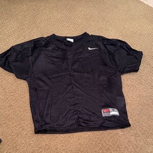 Nike Black Mesh Short-Sleeve Youth Football Practice Jersey Like New